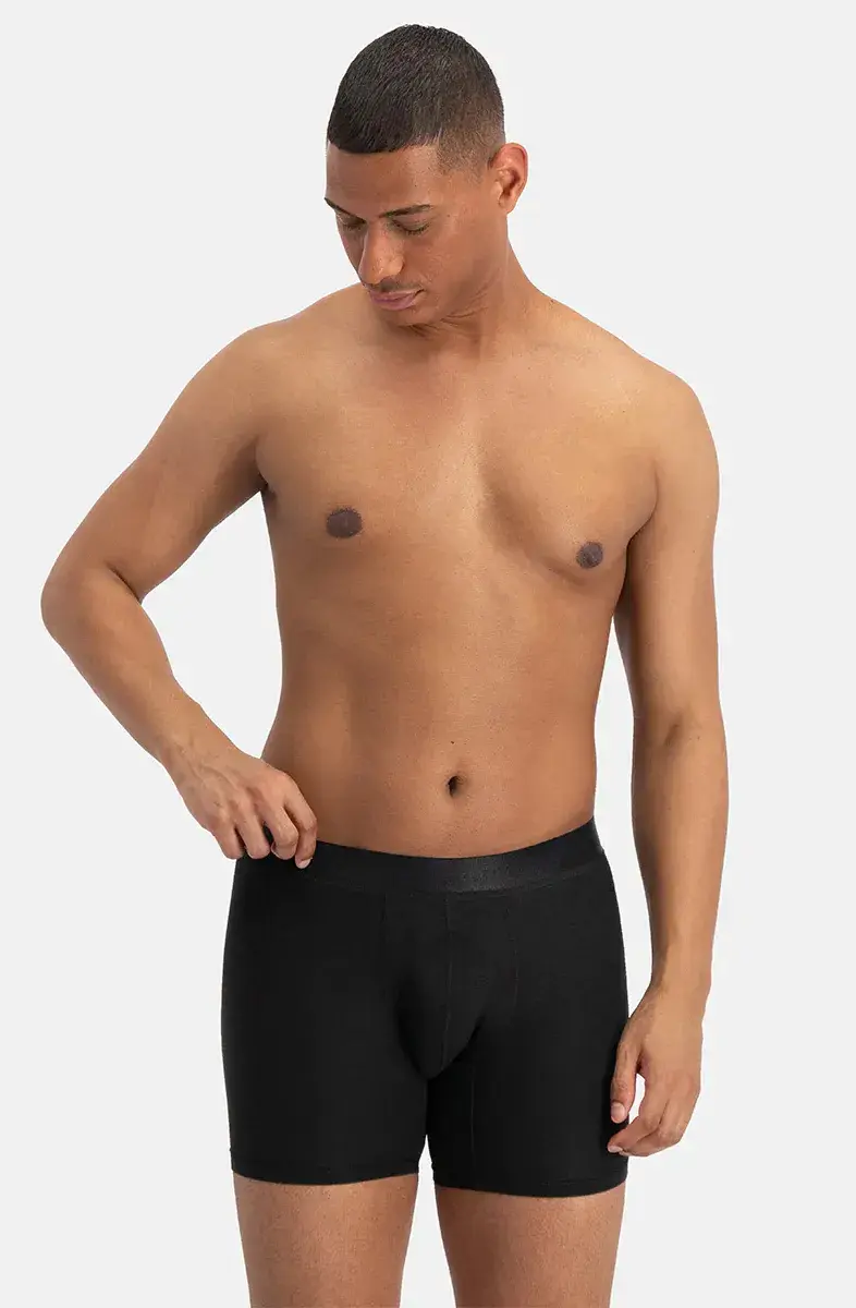 Bamboo Basics 3-pak Extra lange heren boxershorts bamboe - Jack