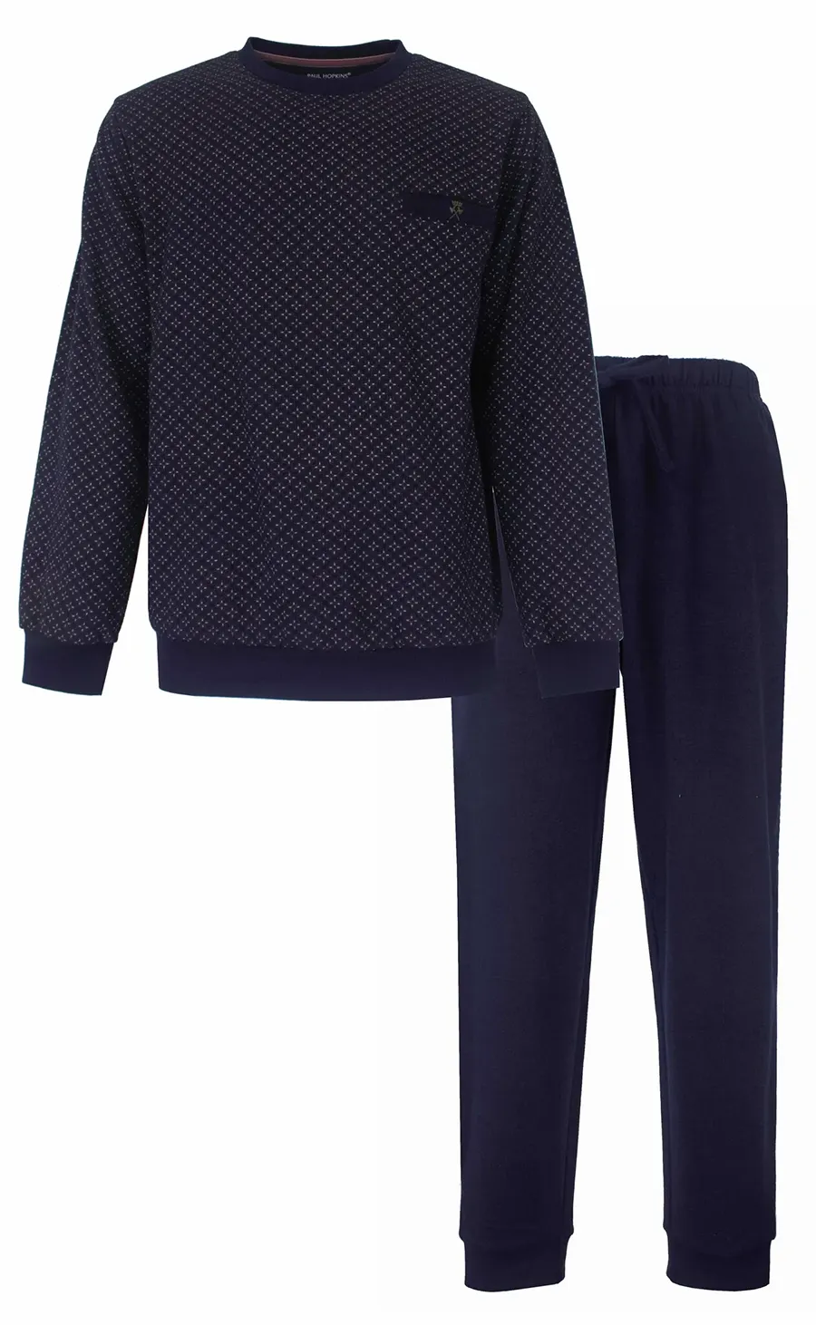 Paul Hopkins Fleece pyjama heren - Winter Blue