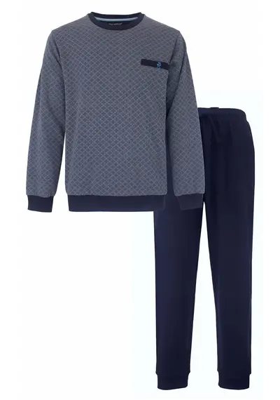 Paul Hopkins Fleece pyjama heren - Winter Squares Paul Hopkins Fleece pyjama heren - Winter Squares