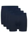 Ten Cate 4-Pack Bamboe Heren Long boxershorts - 32389 - Mannen onderbroek met lange pijpjes - Tegen schurende benen