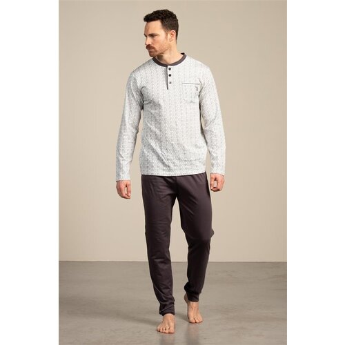 Eskimo heren pyjama tricot Knoopsluiting - Andre Eskimo heren pyjama tricot Knoopsluiting - Andre