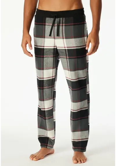 Schiesser heren lange flanellen pyjamabroek - Geruit - MIX & Relax Schiesser heren lange flanellen pyjamabroek - Geruit - MIX & Relax