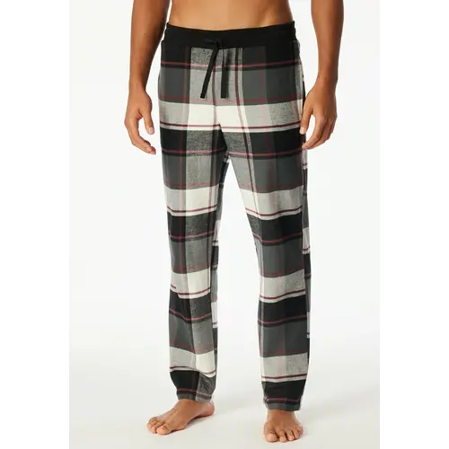 Schiesser heren lange flanellen pyjamabroek - Geruit - MIX & Relax Schiesser heren lange flanellen pyjamabroek - Geruit - MIX & Relax