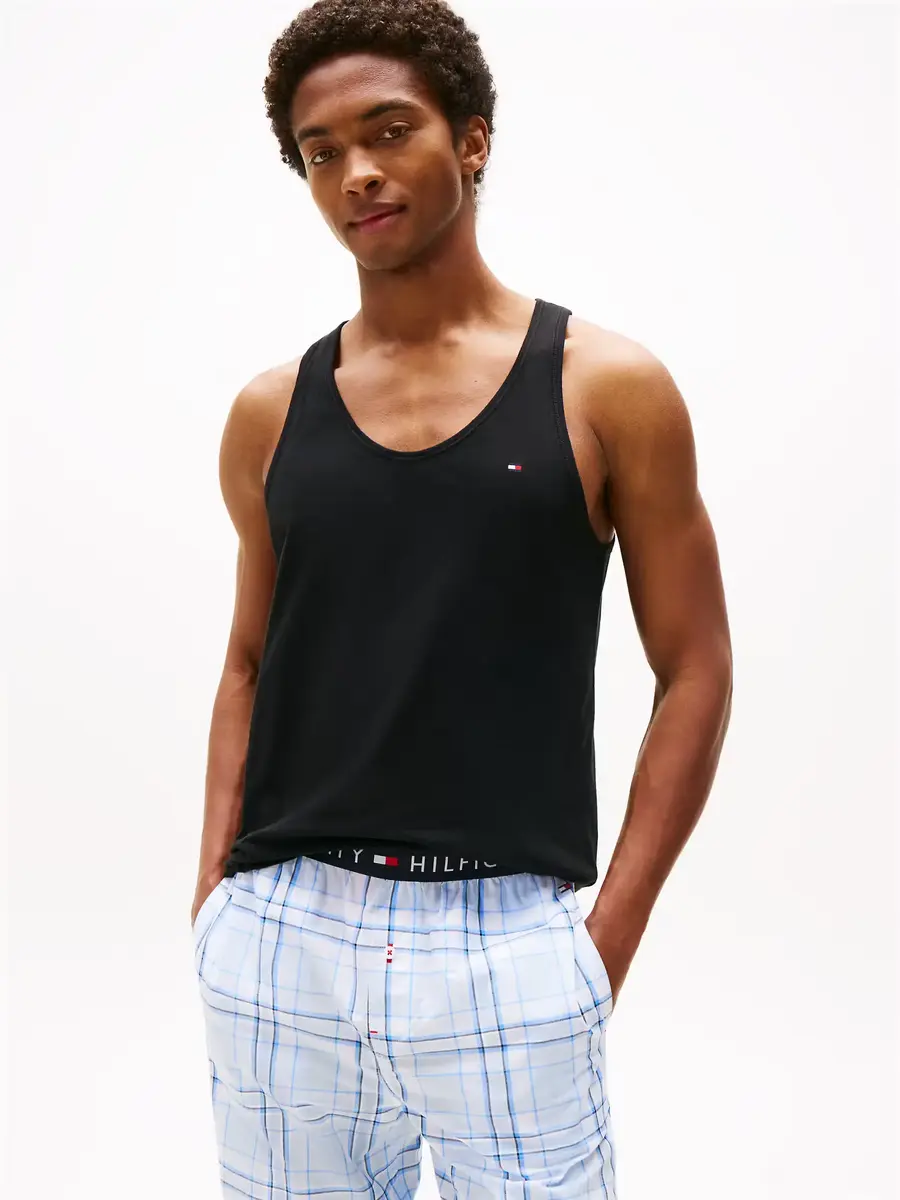 Tommy Hilfiger 3-pak Tank Tops - hemden heren - 100% katoenen mannen onderhemden Tommy Hilfiger 3-pak Tank Tops - hemden heren - 100% katoenen mannen onderhemden