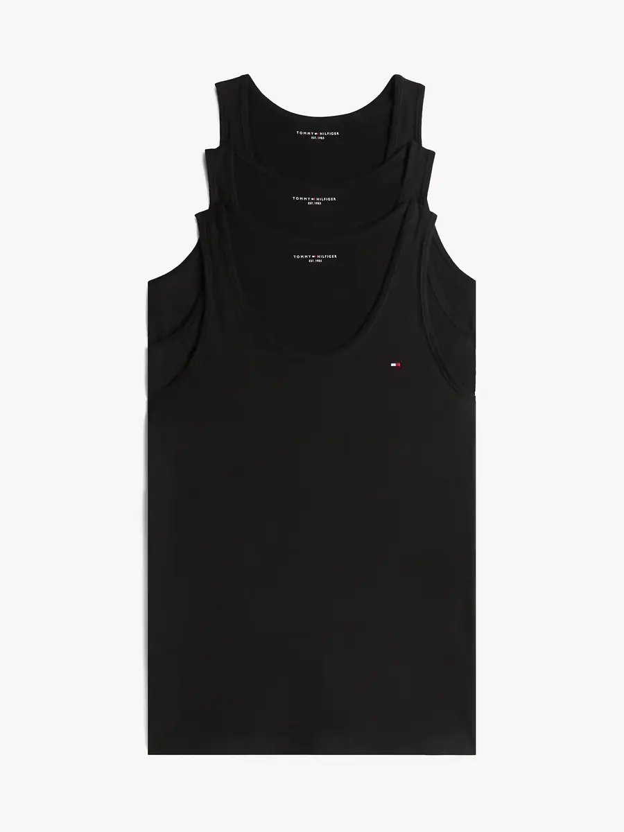 Tommy Hilfiger 3-pak Tank Tops - hemden heren - 100% katoenen mannen onderhemden Tommy Hilfiger 3-pak Tank Tops - hemden heren - 100% katoenen mannen onderhemden