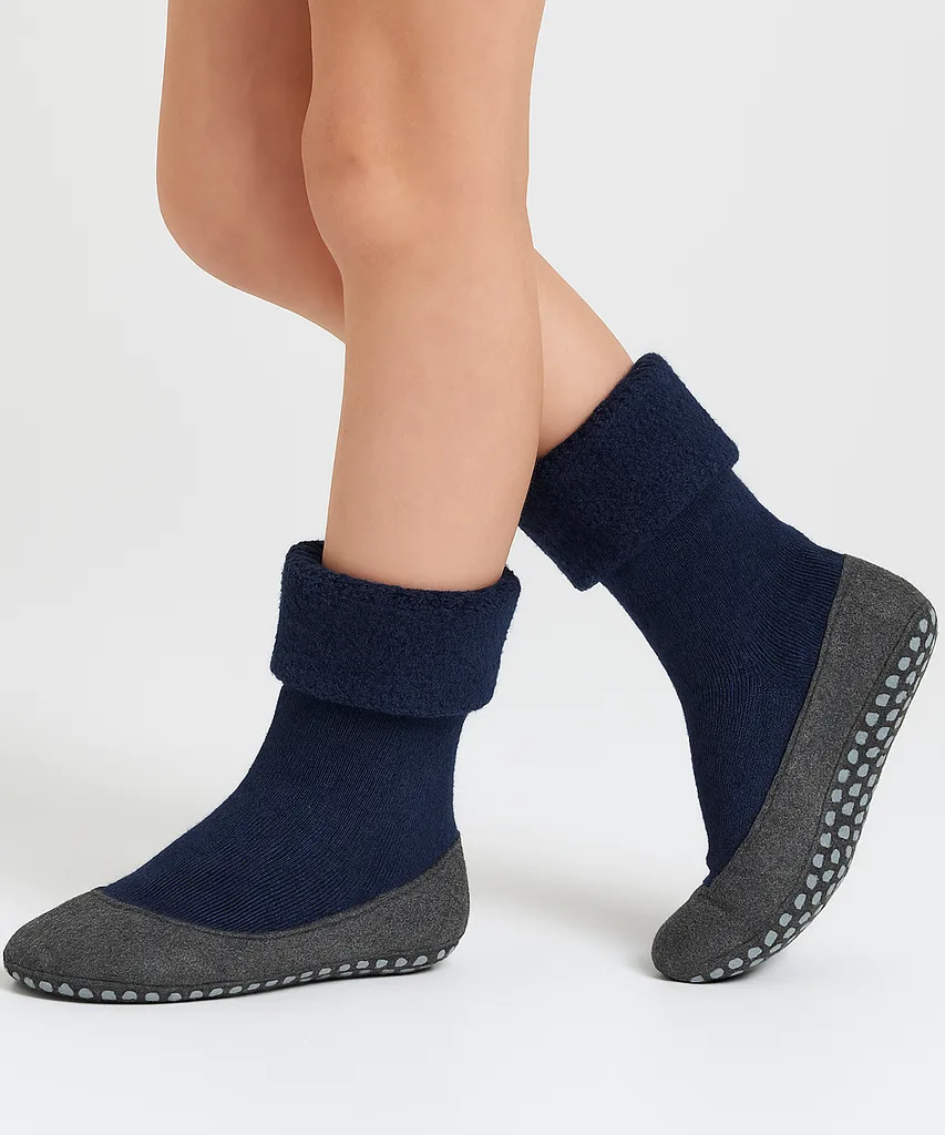 FALKE Dames/kinder Cosyshoe pantoffels  - Slofsokken jongens en meisjes