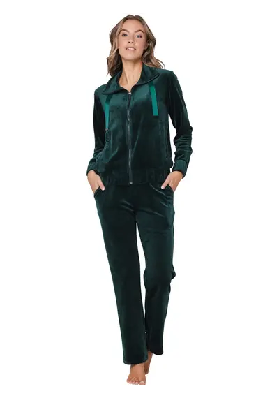 Pastunette warm velours huispak - Emerald Pastunette warm velours huispak - Emerald