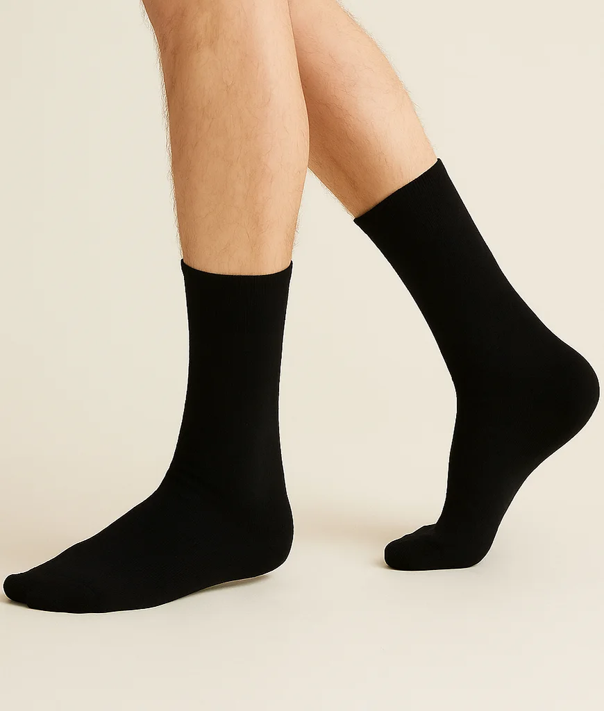 Apollo 3-paar merino wollen diabetes sokken - niet knellende boord