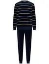 Pastunette velours Heren pyjama - Blue Retreat - Warme winter pyjama maat S - Copy