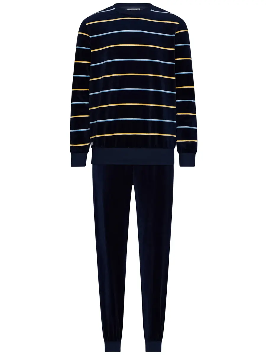Pastunette velours Heren pyjama - Blue Retreat - Warme winter pyjama maat S - Copy Pastunette velours Heren pyjama - Blue Retreat - Warme winter pyjama maat S - Copy
