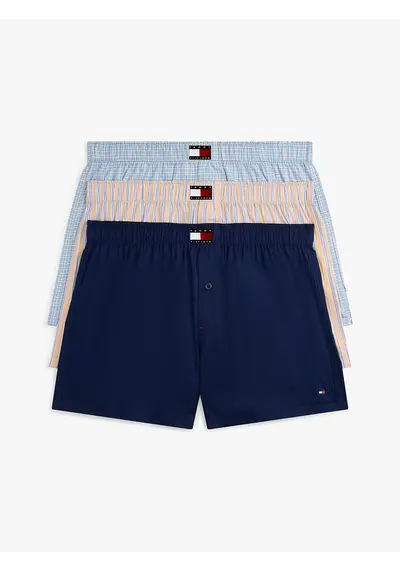 Tommy Hilfiger 3-Pack Wijde Heren Boxershorts - Katoen Tommy Hilfiger 3-Pack Wijde Heren Boxershorts - Katoen