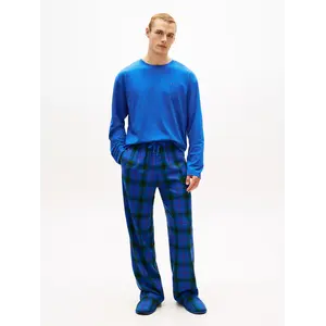 Tommy Hilfiger heren Pyjama + Slippers - Giftset - Cadeau Nachtkleding Tommy Hilfiger heren Pyjama + Slippers - Giftset - Cadeau Nachtkleding