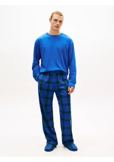 Tommy Hilfiger heren Pyjama + Slippers - Giftset - Cadeau