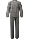 Outfitter Badstof heren pyjama - Winter streep - Warme winter pyjama