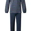 Outfitter Badstof heren pyjama - Winter streep - Warme winter pyjama