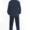 Outfitter Badstof heren pyjama - Dark stripe - Warme winter pyjama