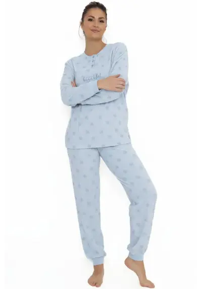 Cocodream dames pyjama badstof "beautiful" Cocodream dames pyjama badstof "beautiful"