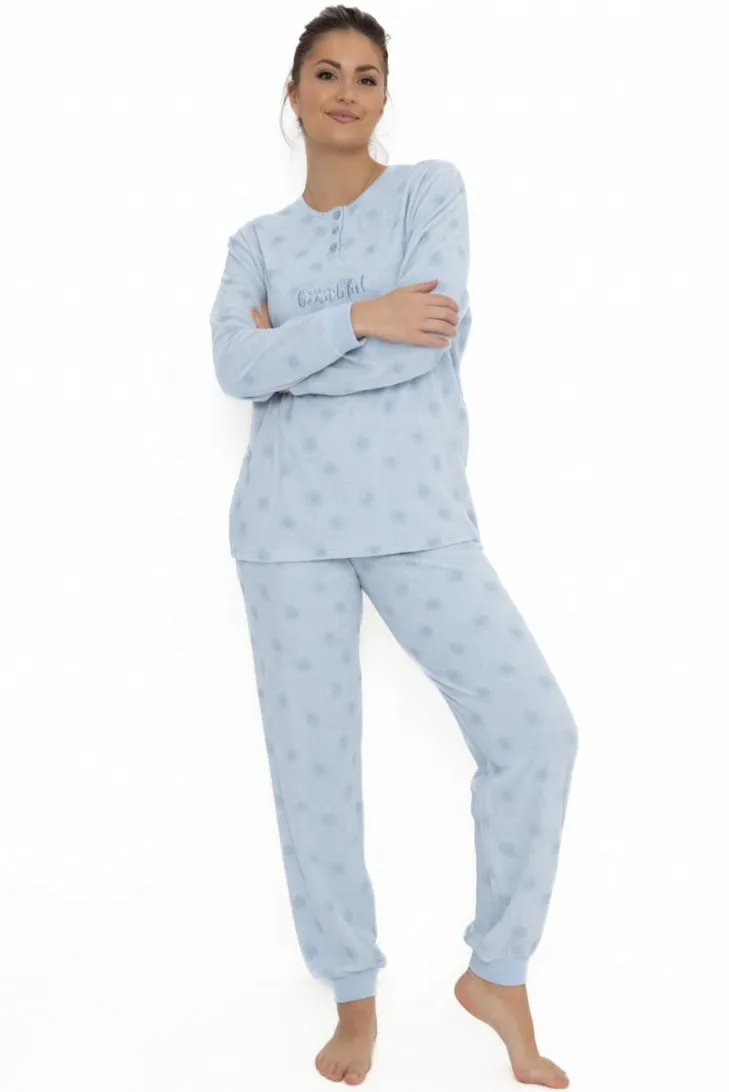 Cocodream dames pyjama badstof "beautiful" Cocodream dames pyjama badstof "beautiful"