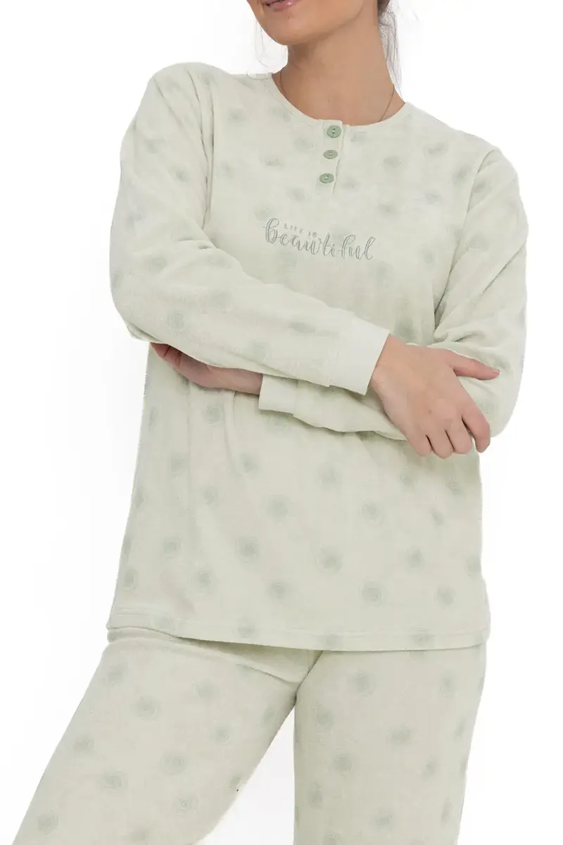 Cocodream dames pyjama badstof "beautiful"