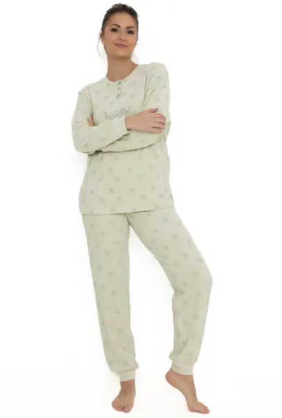 Cocodream dames pyjama badstof "beautiful"