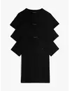 Tommy Hilfiger Heren Katoenen T-Shirt - Basic ondershirts korte mouw - V-hals