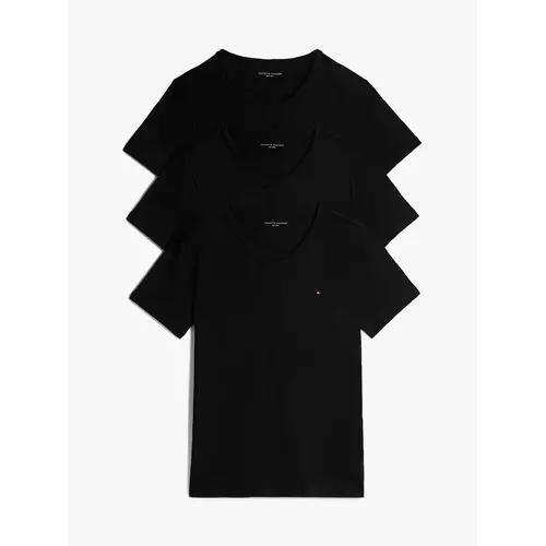 Tommy Hilfiger 3-pak Heren Katoenen T-Shirt V-hals Tommy Hilfiger 3-pak Heren Katoenen T-Shirt V-hals