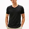 Tommy Hilfiger Heren Katoenen T-Shirt - Basic ondershirts korte mouw - V-hals