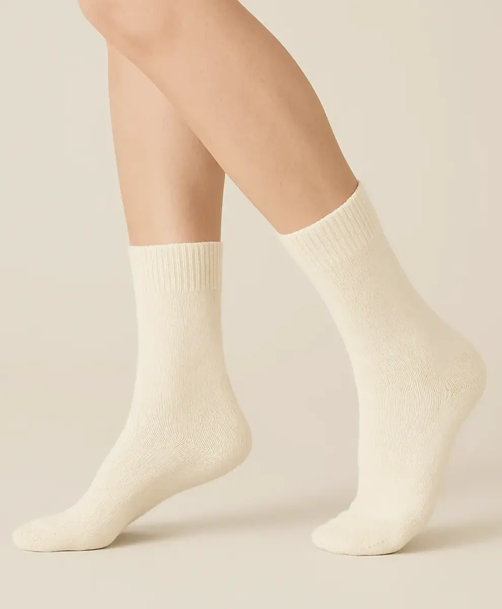 Basset dikke merino wollen comfortsokken - Dames en heren - Thermo sokken