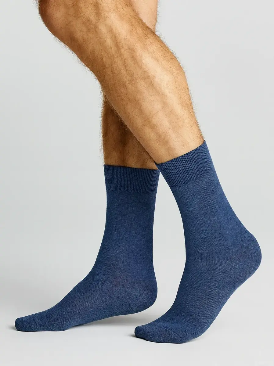 FALKE 2-paar Happy heren sokken - Katoen hoge mannen sokken - Ademend FALKE 2-paar Happy heren sokken - Katoen hoge mannen sokken - Ademend