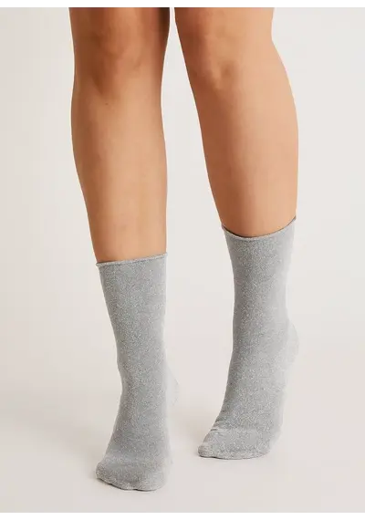 Marcmarcs 2-pack dames glitter sokken Marcmarcs 2-pack dames glitter sokken