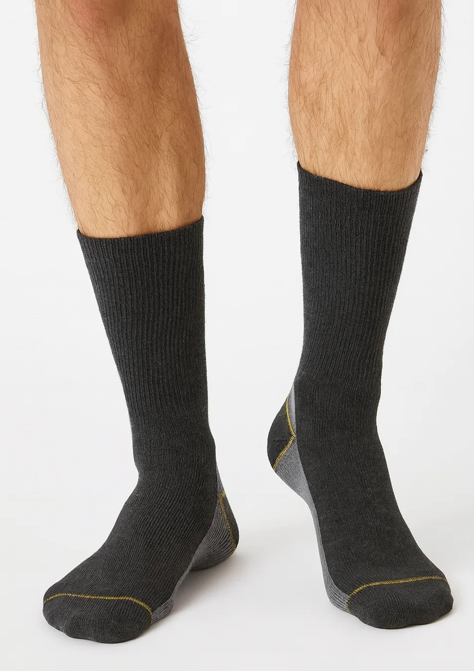 Stapp 2-pack thermo wollen sokken - Yellow