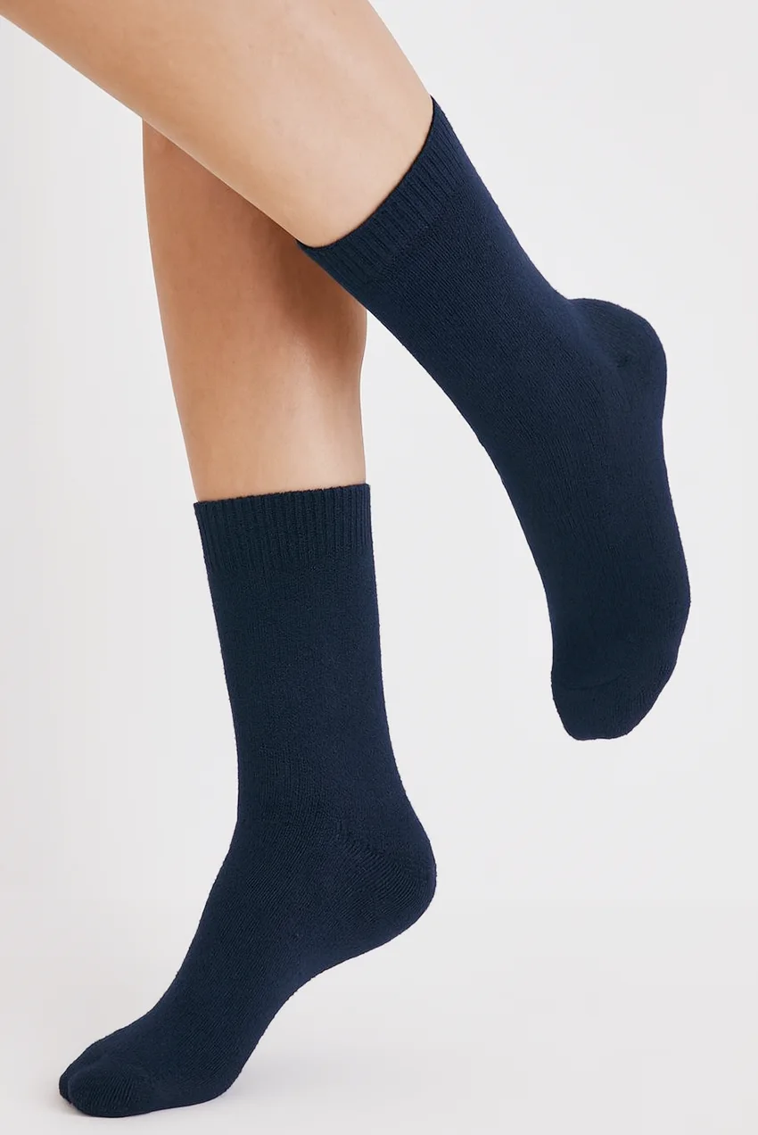 Yellowmoon 2-paar Badstof kinder sokken