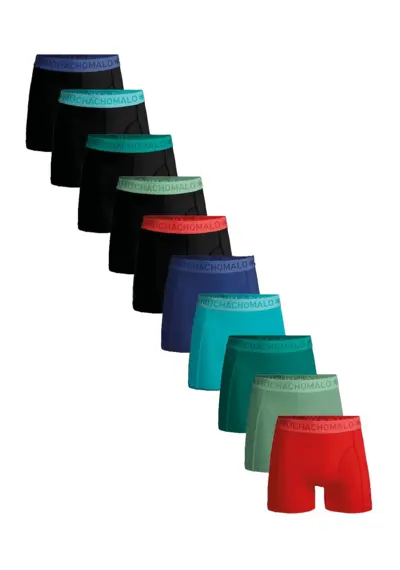 Muchachomalo 10-Pack Heren Boxershort -  Solid Muchachomalo 10-Pack Heren Boxershort -  Solid