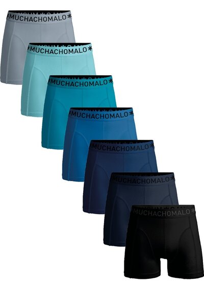 Muchachomalo 7-Pack Heren Boxershort -  Solid Muchachomalo 7-Pack Heren Boxershort -  Solid