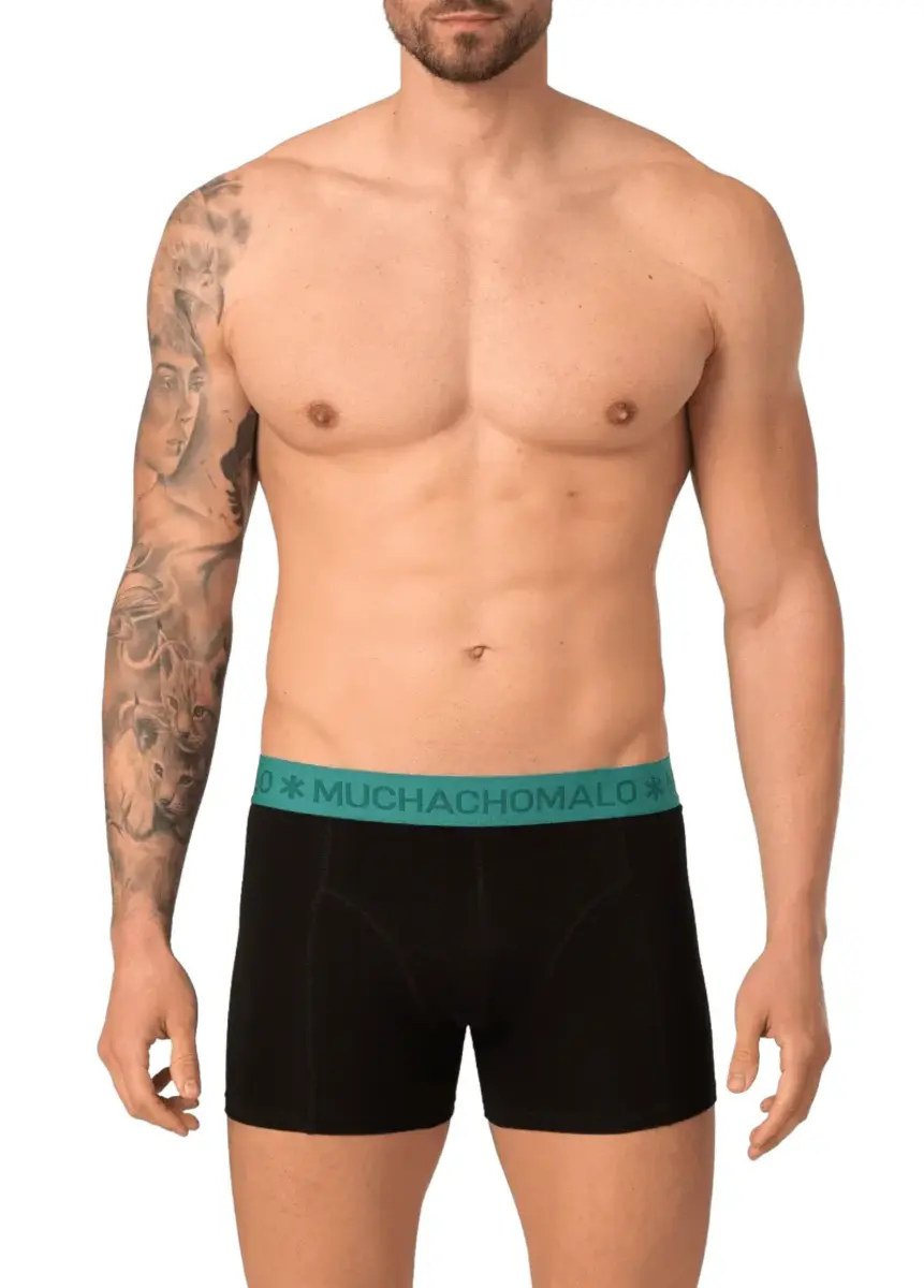 Muchachomalo 7-Pack Heren Boxershort - Solid - Voordeelverpakking - Multipack boxershorts