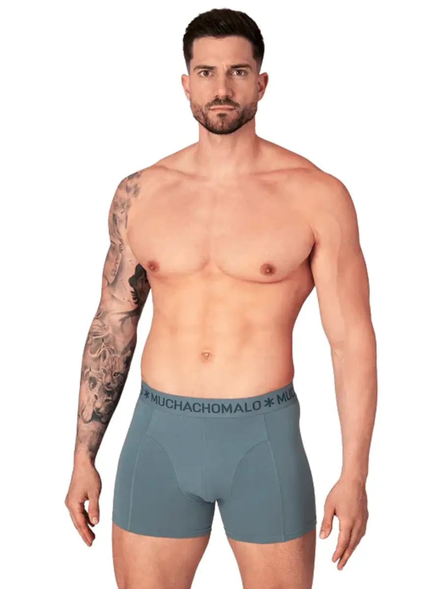 Muchachomalo 7-Pack Heren Boxershort - Solid - Voordeelverpakking - Multipack boxershorts