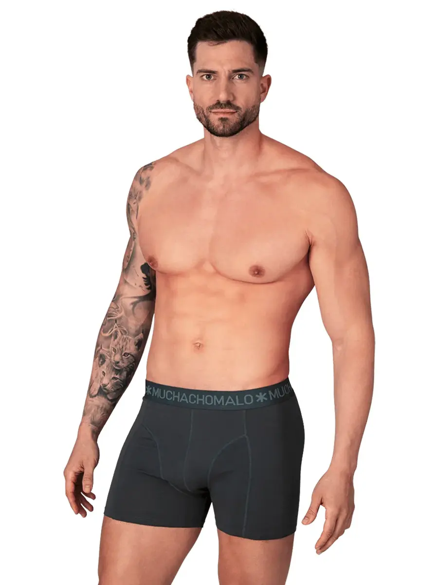 Muchachomalo 7-Pack Heren Boxershort - Solid - Voordeelverpakking - Multipack boxershorts