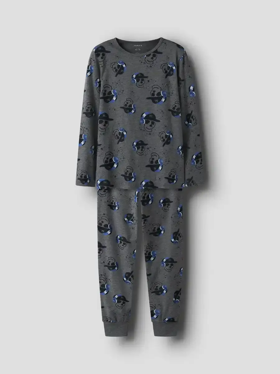 Name it jongens pyjama - Skull