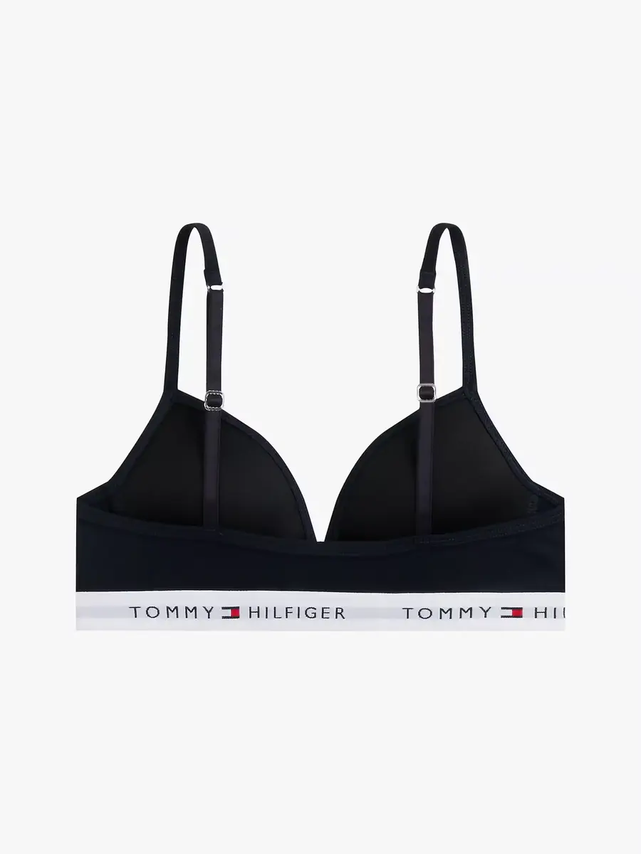 Tommy Hilfiger meisjes Triangle BH - Voorgevormd - Katoenen bralette Tommy Hilfiger meisjes Triangle BH - Voorgevormd - Katoenen bralette