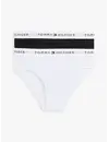 Tommy Hilfiger 2-pak meisjes slips- Zwart/wit -  Meisjes onderbroeken
