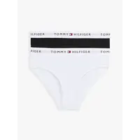 Tommy Hilfiger 2-pak meisjes slips - Zwart/wit Tommy Hilfiger 2-pak meisjes slips - Zwart/wit