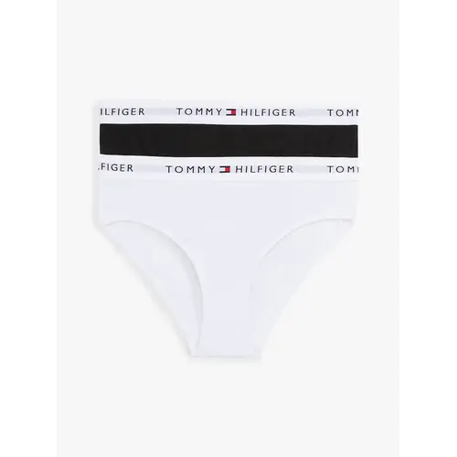 Tommy Hilfiger 2-pak meisjes slips - Zwart/wit Tommy Hilfiger 2-pak meisjes slips - Zwart/wit
