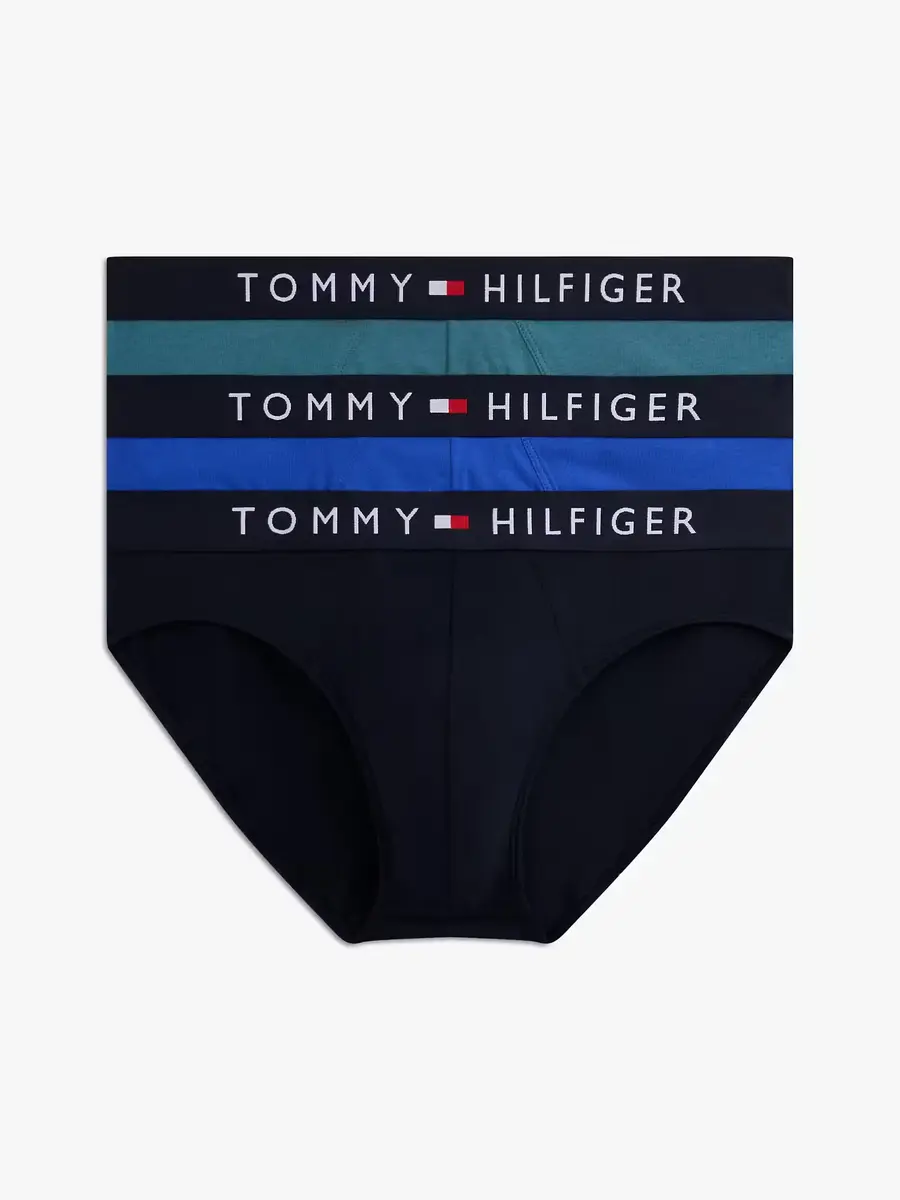Tommy Hilfiger 3-Pack Heren slip - Brief - heren onderbroeken elastisch katoen