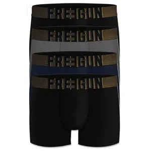 Freegun 4-pack heren boxershort microfiber - Sport Freegun 4-pack heren boxershort microfiber - Sport