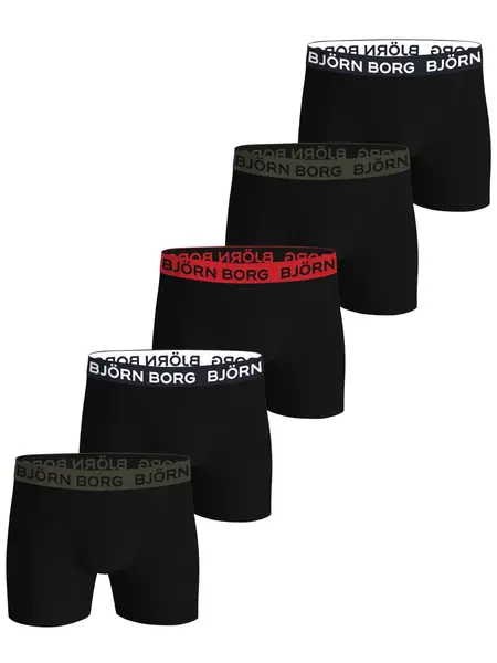 Bjorn Borg 5-Pack heren boxershorts - Core - Voordeelverpakking jongens ondergoed katoen
