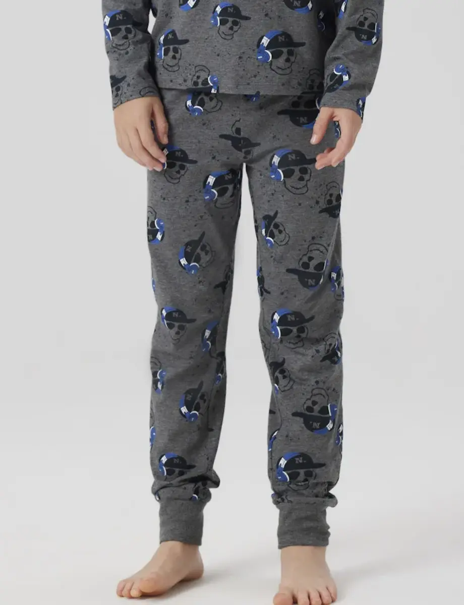 Name it jongens pyjama - Skull