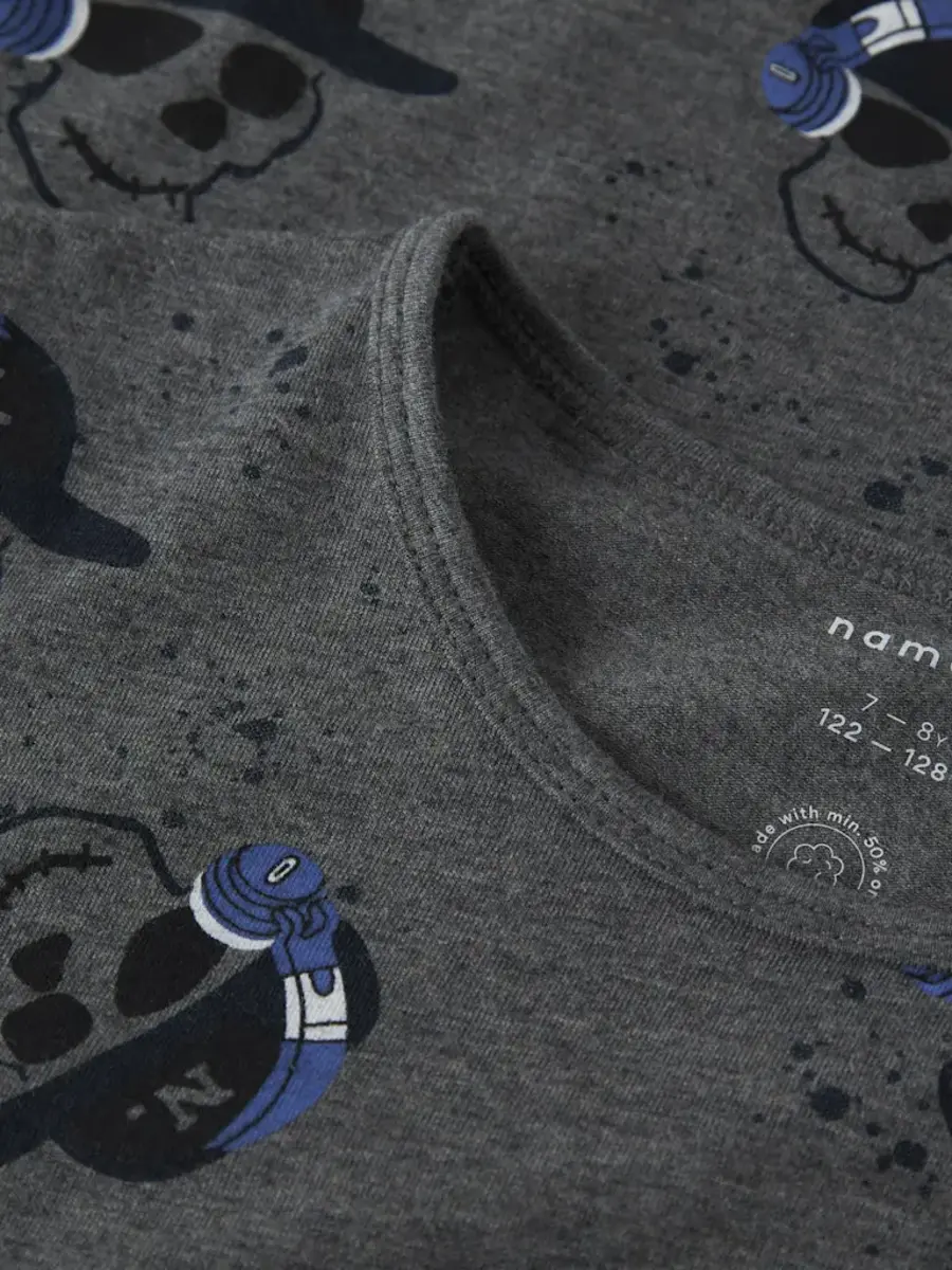 Name it jongens pyjama - Skull