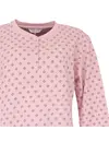 Tenderness fleece dames pyjama - Pink - roze warme winter pyjama