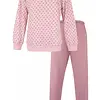 Tenderness fleece dames pyjama - Pink - roze warme winter pyjama