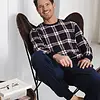 Pastunette Heren Fleece pyjama - Ruit - Warme winter pyjama mannen